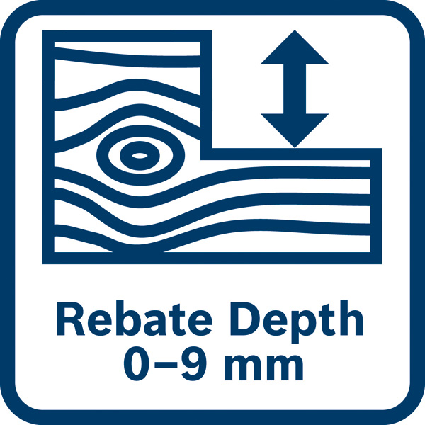 Falztiefe 0-9 mm Logo/Symbolbild