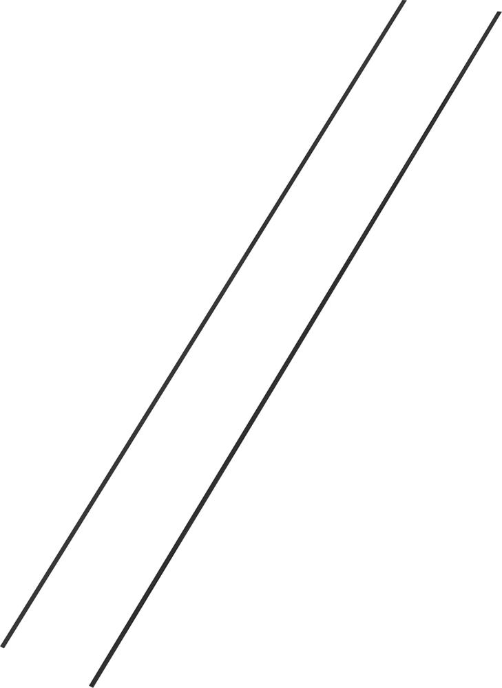 Kunststoff-Auflage für Dachleiter Länge 1,96 m schwarz Kunststoff-Auflage für Dachleiter Länge 1,96 m schwarz