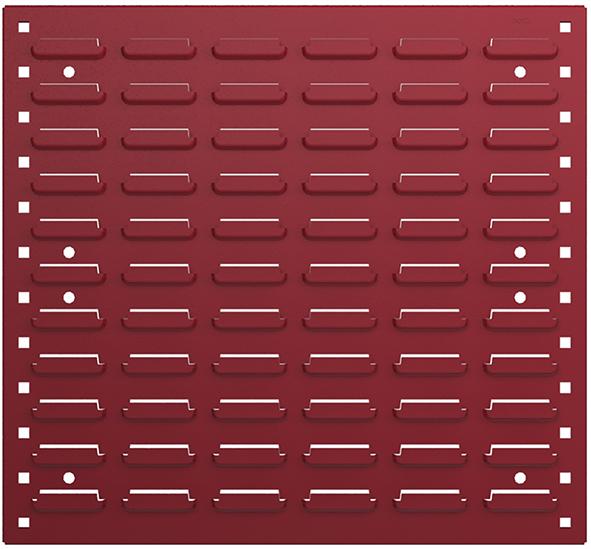 Schlitzplatte B495xH457 mm purpurrot RAL 3004 bott Schlitzplatte B495xH457 mm purpurrot RAL 3004 bott