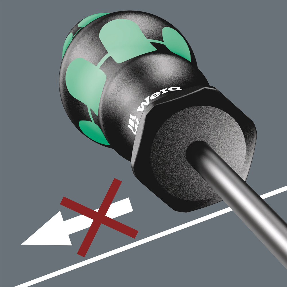 Der Sechskantabrollschutz erschwert lästiges Wegrollen am Arbeitsplatz. Damit hö