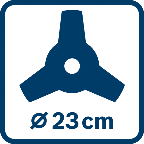 3-Klingen 23 cm Logo/Symbolbild