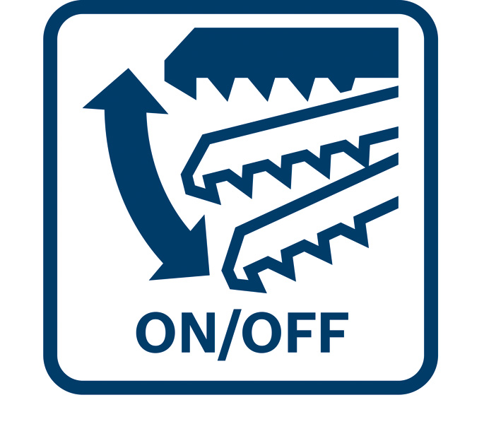 Pendelschlag ein/aus Logo/Symbolbild