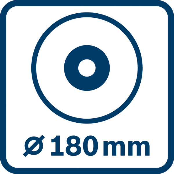 Scheibendurchmesser 180 mm Logo/Symbolbild