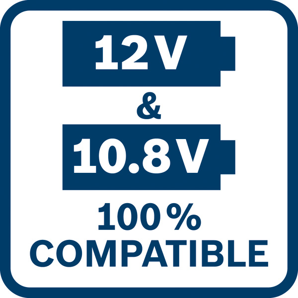 12 V 10,8 V kompatibel Logo/Symbolbild