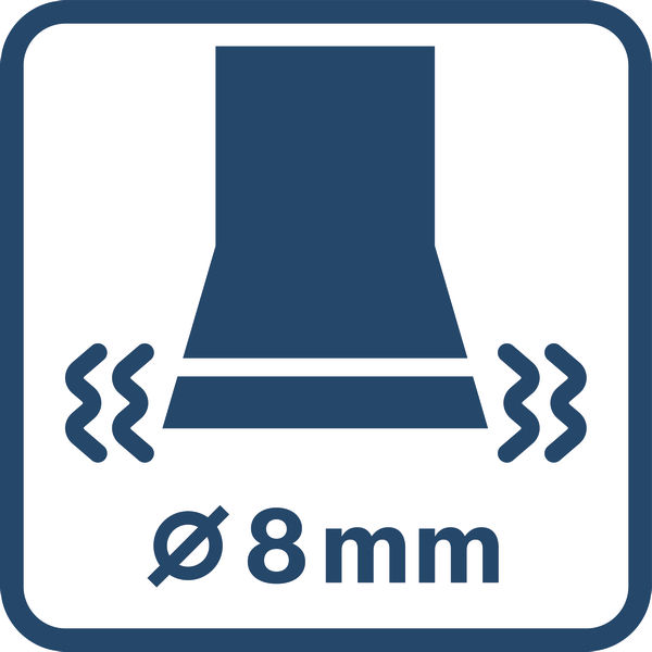 Vibration 8 mm Logo/Symbolbild
