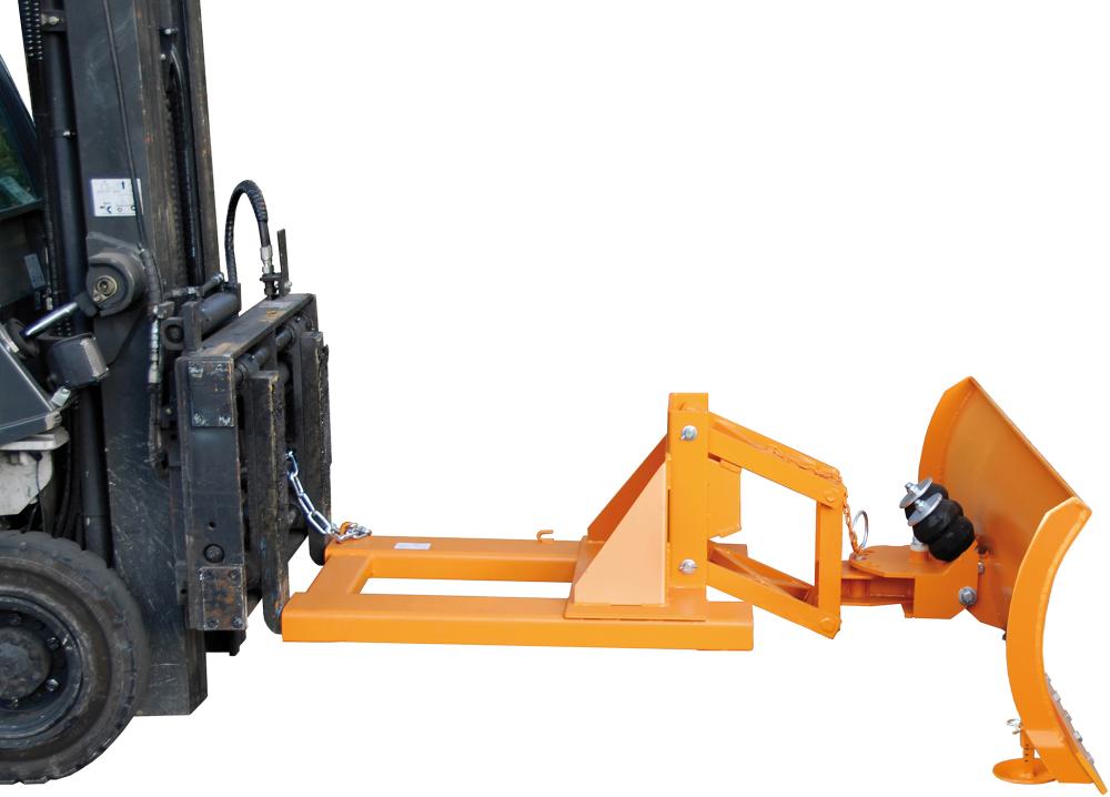 Schneeschieber SCH-L für Gabelstapler Schildbreite 1800mm RAL2000 orange