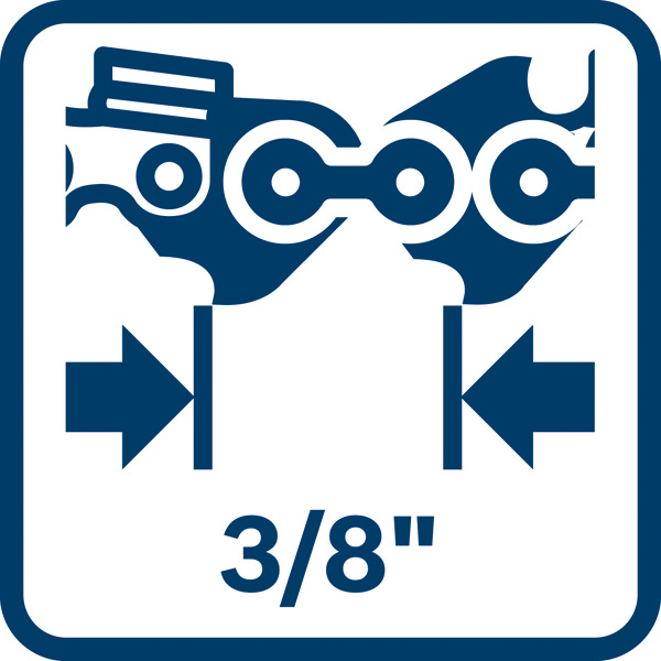 Kettenteilung 3/8 Logo/Symbolbild