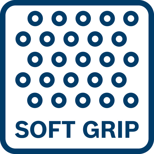 Weicher Griff Logo/Symbolbild