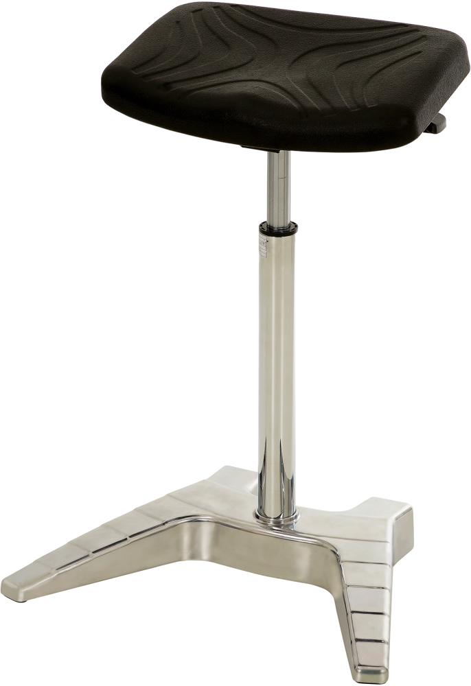 XL Stehhilfe mit PU-Sitz bis 150 kg Sitzhöhen verstellung 700-880