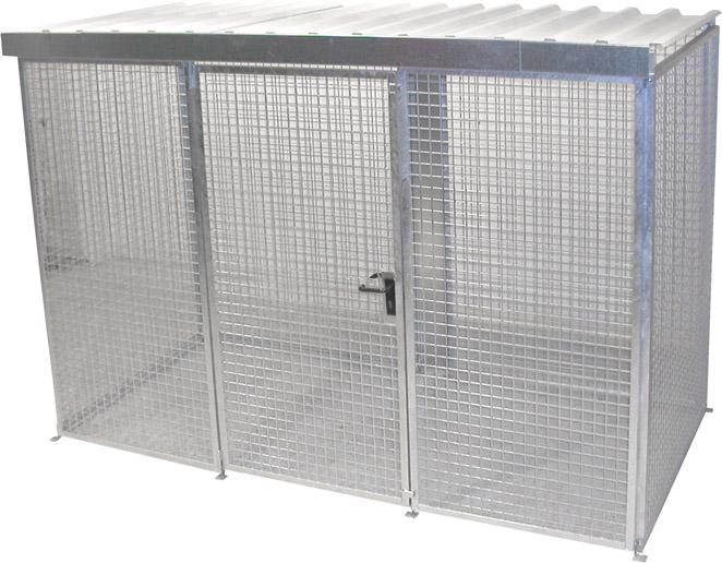 BAUER Gasflaschen-Container GFC-M4/D 3100x1500x2190mm