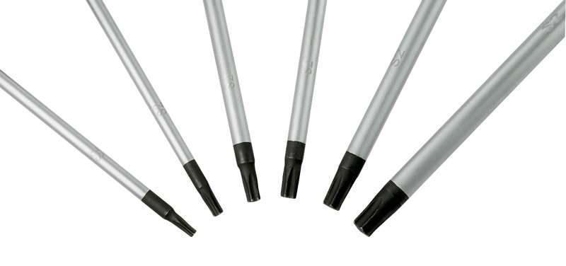 Bosch Schraubendrehersatz 6-tlg. SL/PH, vielseitige Spitzen für verschiedene Schrauben. Produktbild