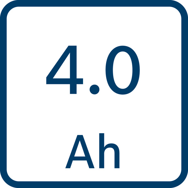 4,0 Ah Logo/Symbolbild
