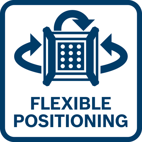 Flexible Positionierung Logo/Symbolbild