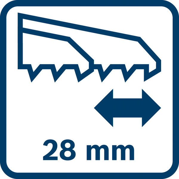 Hublänge 28 mm Logo/Symbolbild