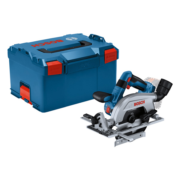 Bosch GKS 18V-57-2 L Akku-Kreissäge mit Koffer. Produktbild Lieferumfang