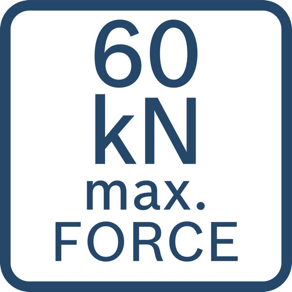 Maximale Kraft 60 kN Logo/Symbolbild