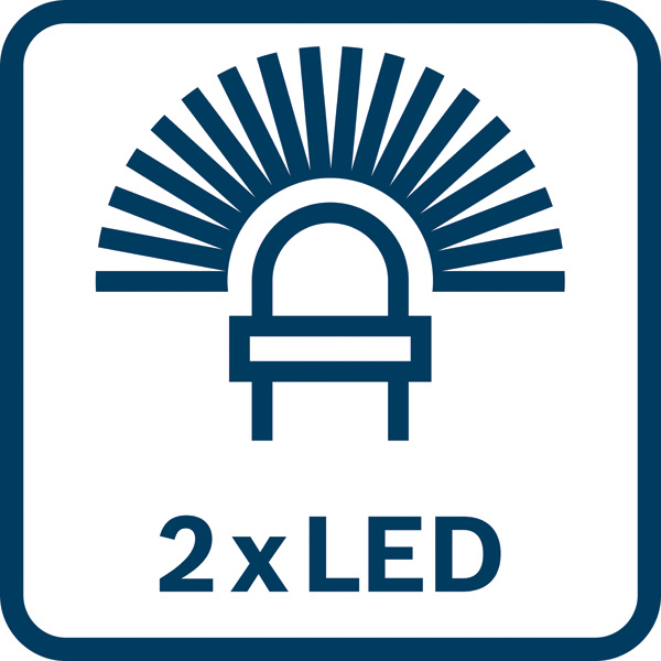 2x LED Logo/Symbolbild