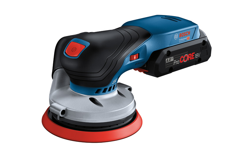 Akku-Exzenterschleifer GEX 18V-125 von Bosch . Produktbild dynamisch