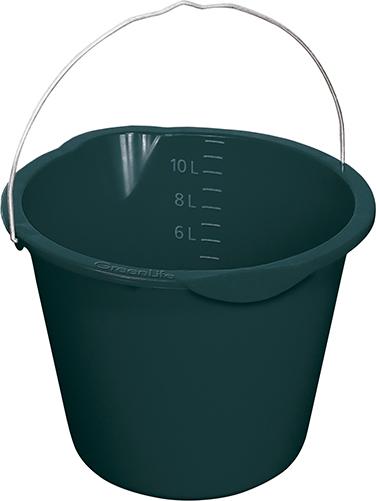 Eimer mit Tülle, 12 Literschwarz Eimer mit Tülle, 12 Literschwarz
