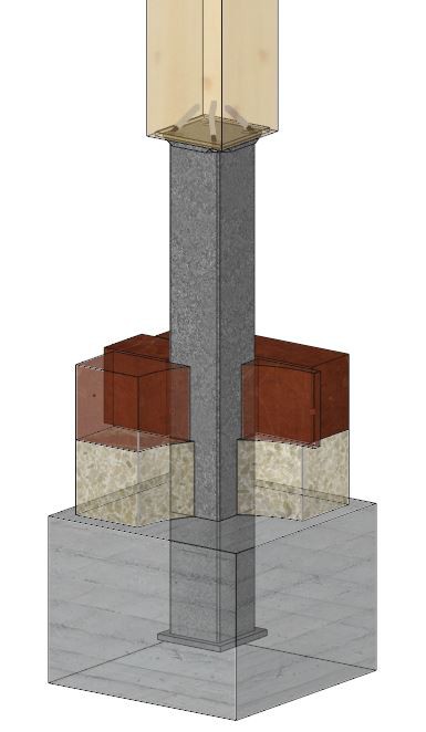 Artikelhauptbild PB3C Stützenfuß