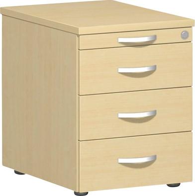 Rollcont. 3 Kunststoff-SF430x600x566mm Ahorn/Ahorngeramöbel
