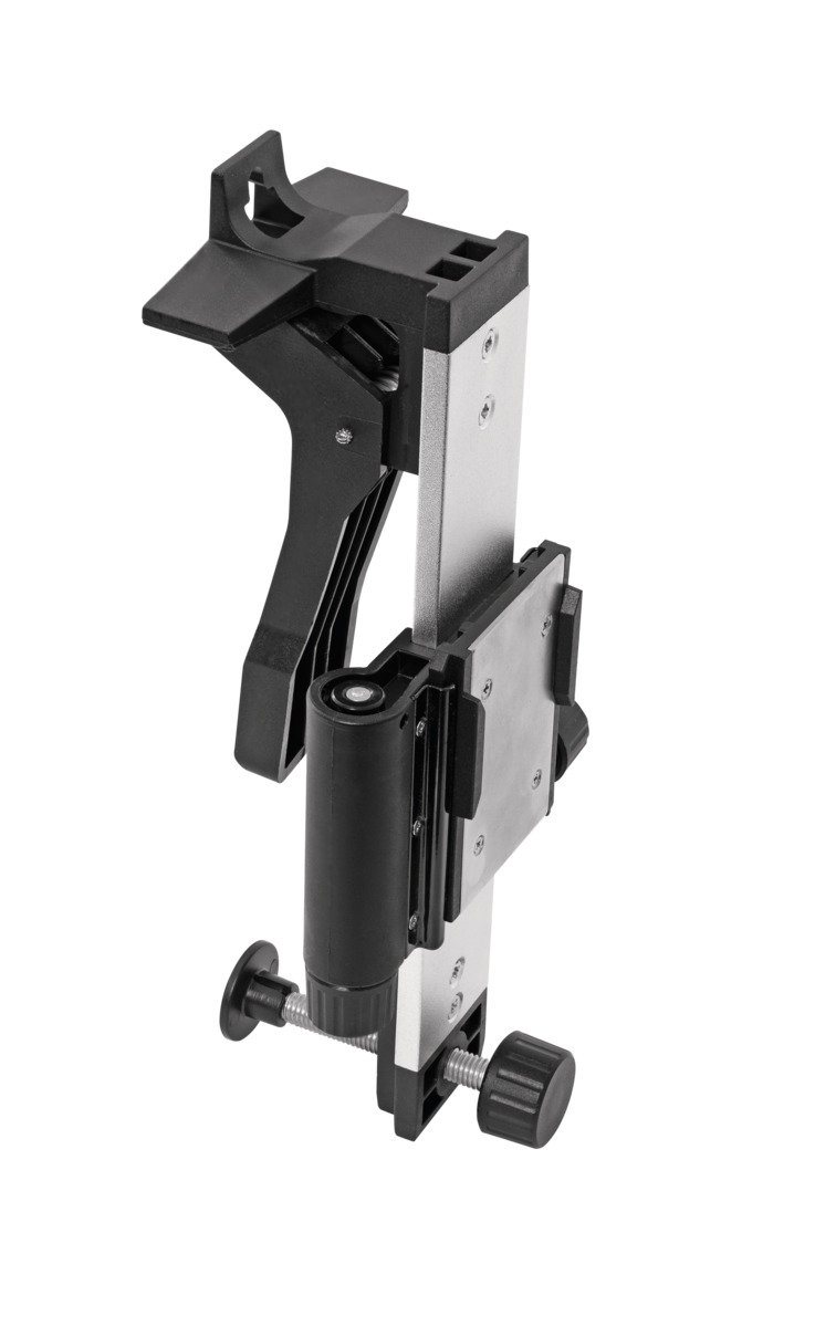 STABILA Wandhalterung SWB 10, Höhenverstellung 11 cm, Grob- und Feinjustage STD