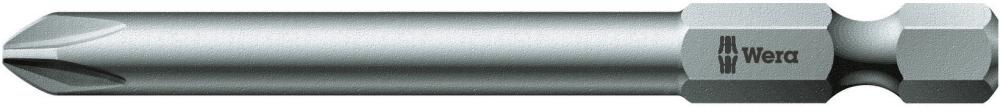 Bit zähhart 1/4" DIN 3126 E6,3 PH2x89mm Wera Bit zähhart 1/4" DIN 3126 E6,3 PH2x89mm Wera
