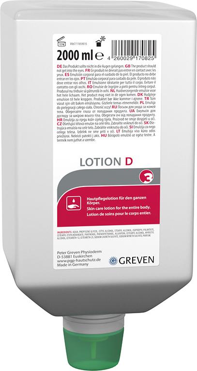 Hautpflege- Speziallotion D 2L Variofl. GREVEN Hautpflege- Speziallotion D 2L Variofl. GREVEN