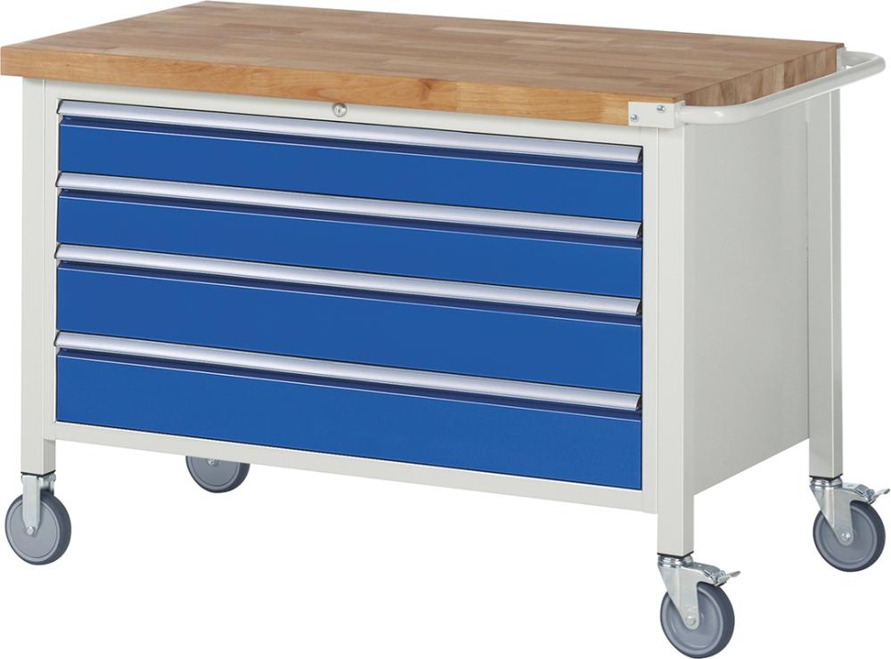 Fahrbare Werkbank 8000 - Modell 8362 B1250 x T700 x H880 mm Fahrbare Werkbank 8000 - Modell 8362 B1250 x T700 x H880 mm