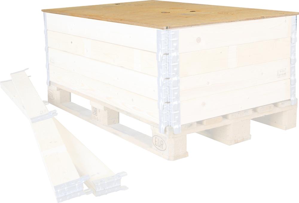 Deckel f. Holz-Rahmen 1200x800x6mm, 1 Euromaß VE 5 Deckel f. Holz-Rahmen 1200x800x6mm, 1 Euromaß VE 5