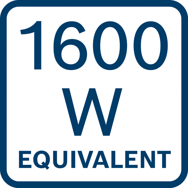 1600-W-Äquivalent Logo/Symbolbild