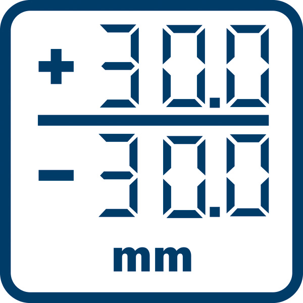 ±30,0 mm Bereich Logo/Symbolbild