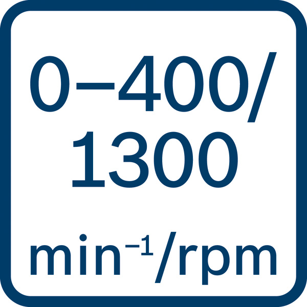 0-400/1300 U/min Logo/Symbolbild