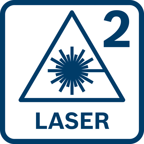 Laserklasse 2 Logo/Symbolbild