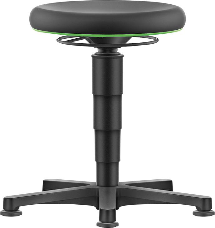 Drehhocker Integralschaum Sitzhöhe 450 - 650 mm mit Gleiter Drehhocker Integralschaum Sitzhöhe 450 - 650 mm mit Gleiter