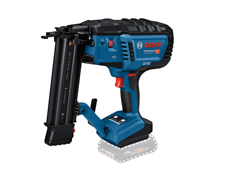 Akku-Holznagler GNH 18V-50 M von Bosch für präzises Nageln. Produktbild dynamisch