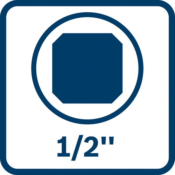 1/2 Zoll Vierkantantrieb Logo/Symbolbild