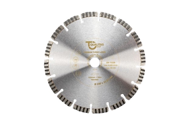 Artikelhauptbild QUALITAS Diamanttrennscheibe  230 x 22,3 DE