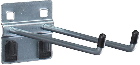 Doppelhaken B20xT150xH60xD6 mm für Lochplatten für Lochplatten bott Doppelhaken B20xT150xH60xD6 mm für Lochplatten für Lochplatten bott