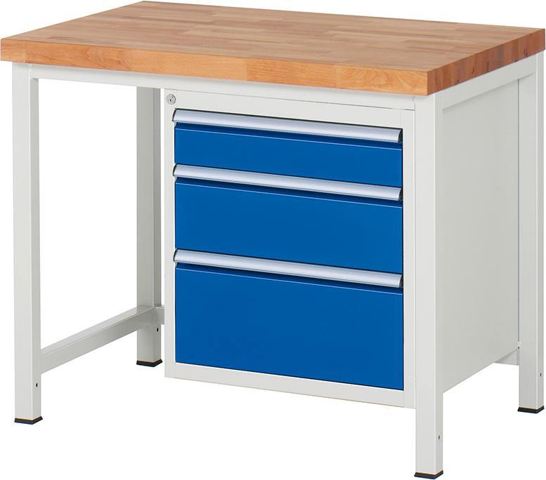 Werkbank B1000xT700 m.3 Sbl. 120/180/240, gr Werkbank B1000xT700 m.3 Sbl. 120/180/240, gr