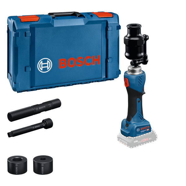Bosch GLH 18V-60 Akku-Hohlbohrersatz. Produktbild Lieferumfang