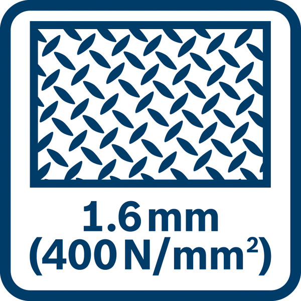 Blech 1,6 mm Logo/Symbolbild