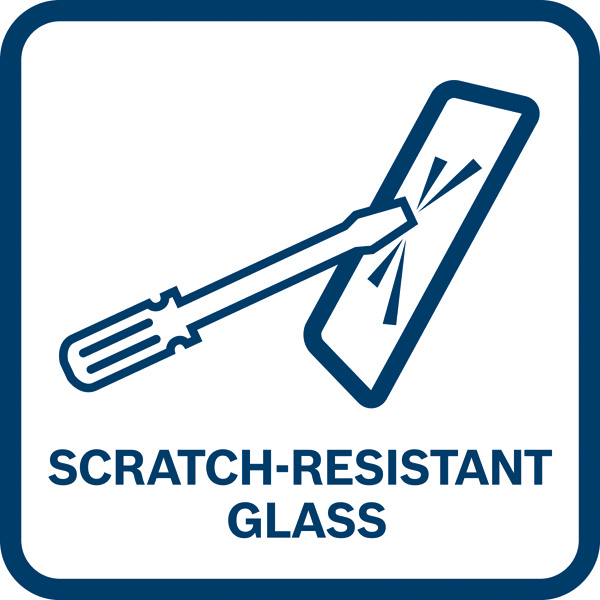 Kratzfestes Glas Logo/Symbolbild