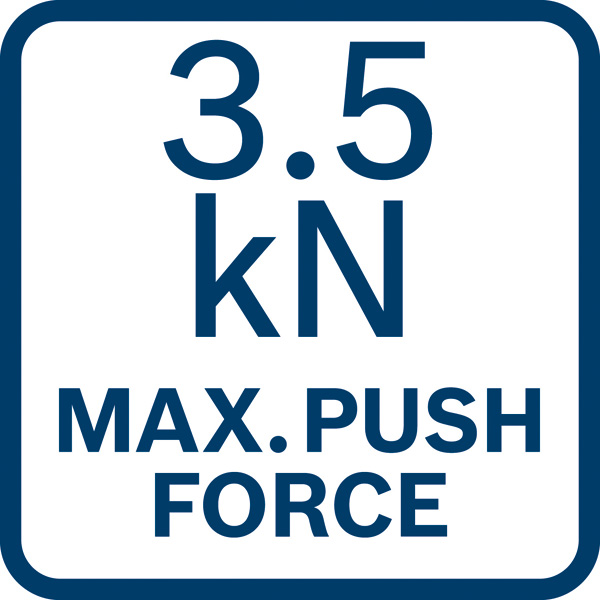 3,5 kN maximale Schubkraft Logo/Symbolbild