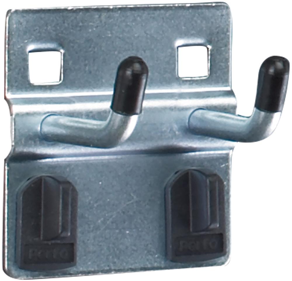 Doppelhaken B20xT25xH60xD6 mm für Lochplatten für Lochplatten bott Doppelhaken B20xT25xH60xD6 mm für Lochplatten für Lochplatten bott