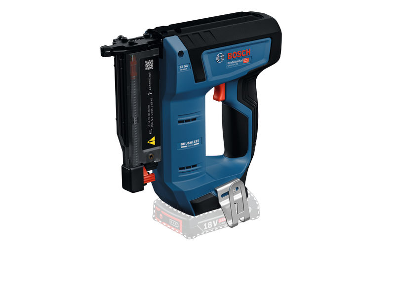 Akku-Holznagler GNH 18V-35 von Bosch mit bürstenlosem Motor. Produktbild dynamisch