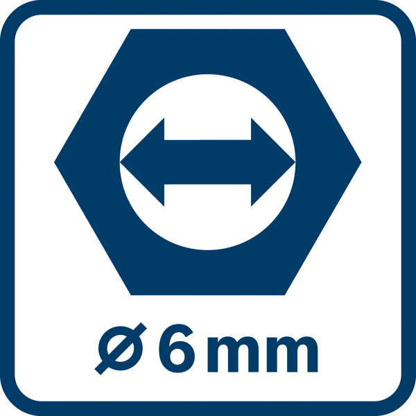 Spannzangendurchmesser 6 mm Logo/Symbolbild