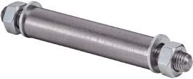 BS ROLLEN Achsmaterial Capito C.BO20 Achs ø20mm Achsl. 150mm Außengewinde