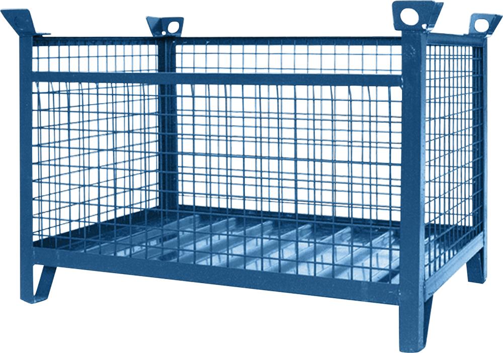 EICHINGER Gitterbox- Stapelpalette Tragkraft 1500kg L1500xB1000xH750mmRAL5010