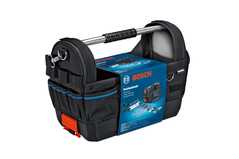 Bosch GWT 20 Handwerkzeug-Set, Kombi-Set in Tragetasche. Produktbild dynamisch